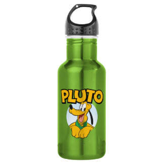 Pluto | Pup with Name Water Bottle