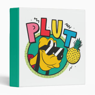 Pluto Retro Cool Summer Vibes 3 Ring Binder