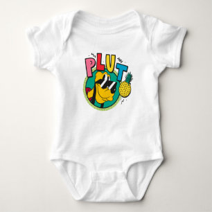 Pluto Retro Cool Summer Vibes Baby Bodysuit
