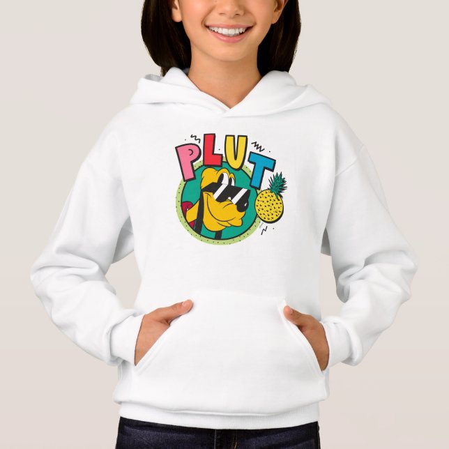 Pluto Retro Cool Summer Vibes Hoodie (Front)