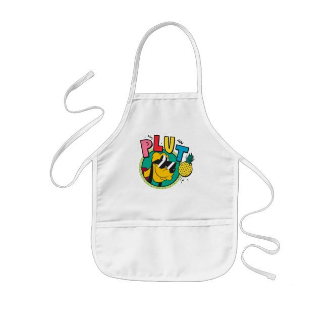 Pluto Retro Cool Summer Vibes Kids' Apron (Front)