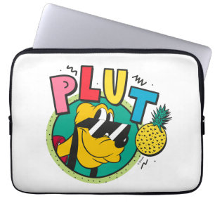 Pluto Retro Cool Summer Vibes Laptop Sleeve