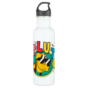 Pluto Retro Cool Summer Vibes Stainless Steel Water Bottle