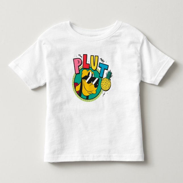 Pluto Retro Cool Summer Vibes Toddler T-shirt (Front)