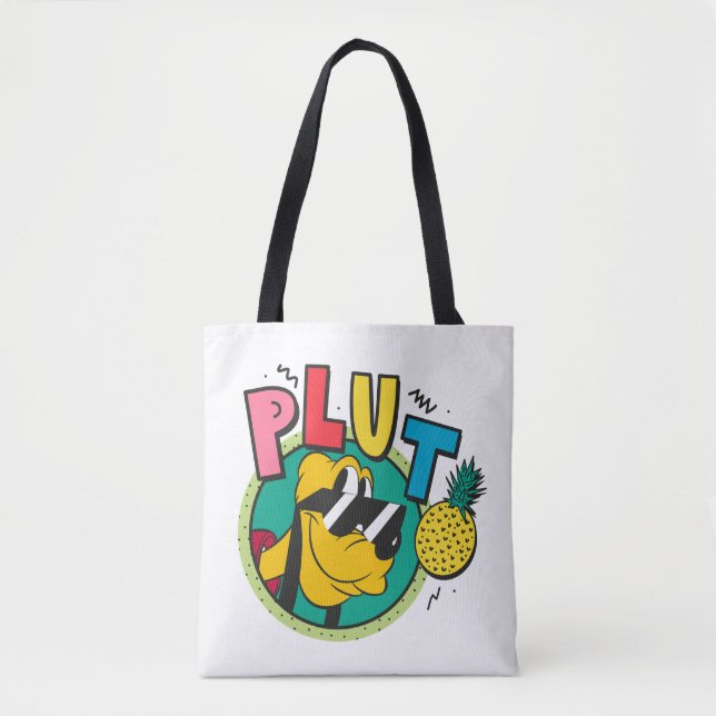 Pluto Retro Cool Summer Vibes Tote Bag (Front)