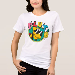 Pluto Retro Cool Summer Vibes Tri-Blend Shirt