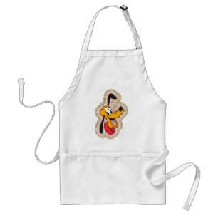 Pluto Retro Radiant Pop Art Adult Apron