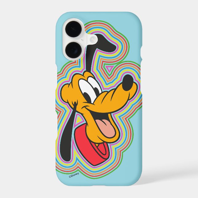 Pluto Retro Radiant Pop Art Case-Mate iPhone Case (Back)