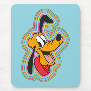 Pluto Retro Radiant Pop Art Mouse Pad