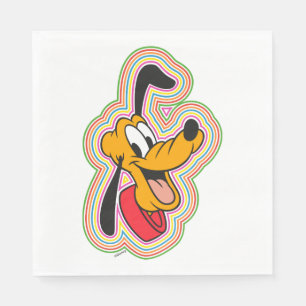 Pluto Retro Radiant Pop Art Napkins