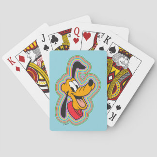 Pluto Retro Radiant Pop Art Poker Cards