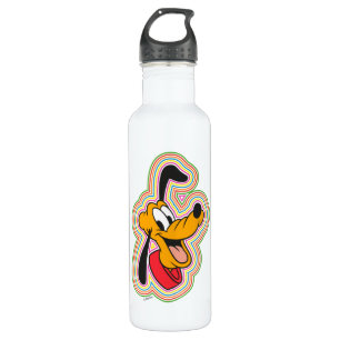 Pluto Retro Radiant Pop Art Stainless Steel Water Bottle
