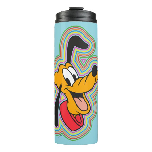 Pluto Retro Radiant Pop Art Thermal Tumbler (Front)