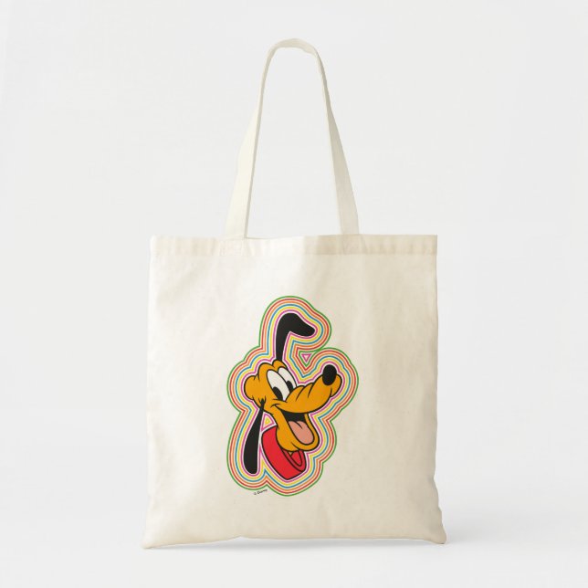Pluto Retro Radiant Pop Art Tote Bag (Front)