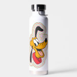 Pluto Retro Radiant Pop Art Water Bottle<br><div class="desc">Add a burst of energy and color to your world with this vibrant, multi-layered graphic! Featuring a joyful Pluto surrounded by a mesmerizing rainbow of radiating outlines, this design perfectly blends classic animation charm with a bold, 70s-inspired psychedelic aesthetic. The concentric rings of electric blue, bright pink, sunny yellow, and...</div>