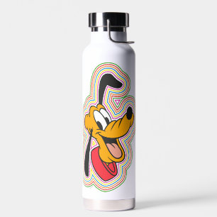Pluto Retro Radiant Pop Art Water Bottle