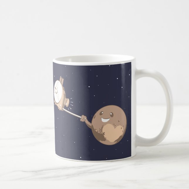 Pluto Selfie Coffee Mug (Right)