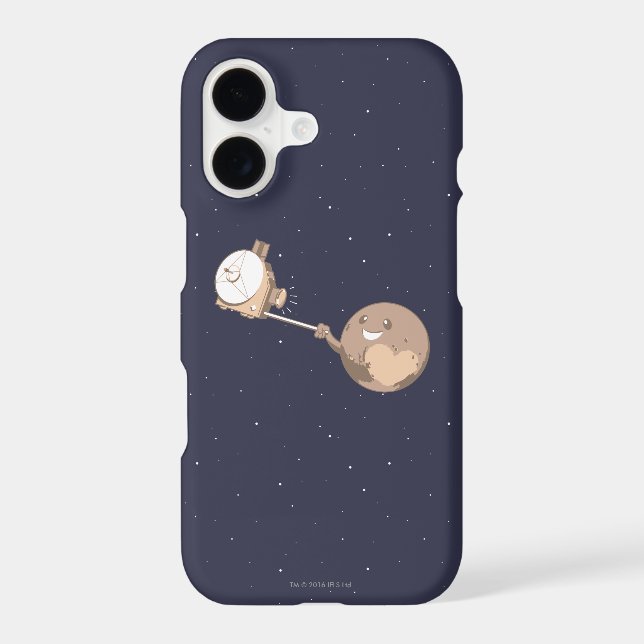 Pluto Selfie Iphone Case (Back)