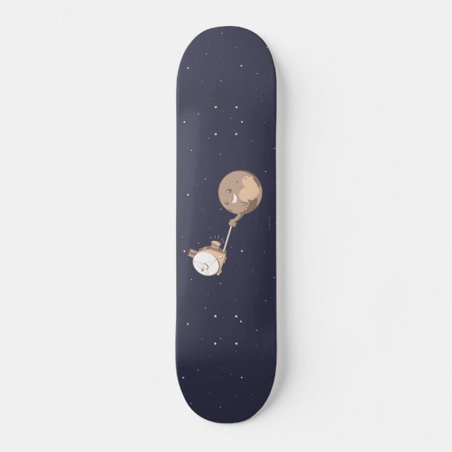 Pluto Selfie Skateboard (Front)