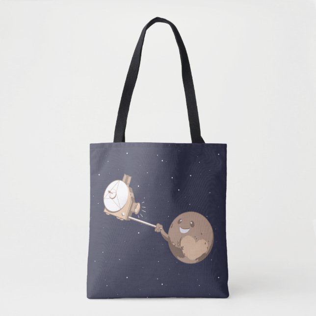 Pluto Selfie Tote Bag (Front)