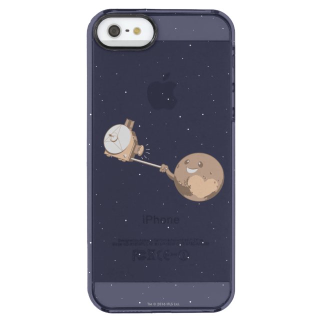 Pluto Selfie Uncommon iPhone Case (Back)