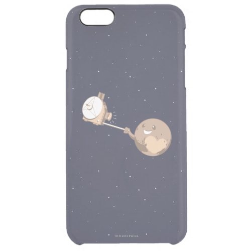 Pluto Selfie Clear iPhone 6 Plus Case