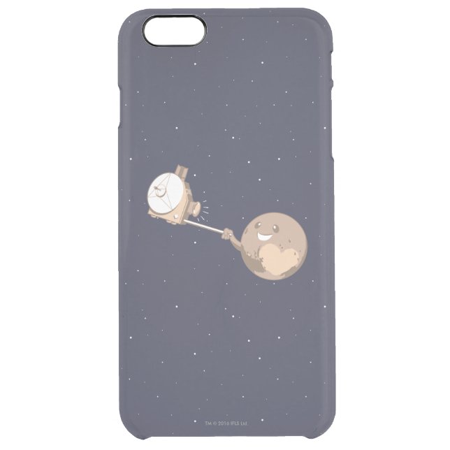 Pluto Selfie Uncommon iPhone Case (Back)
