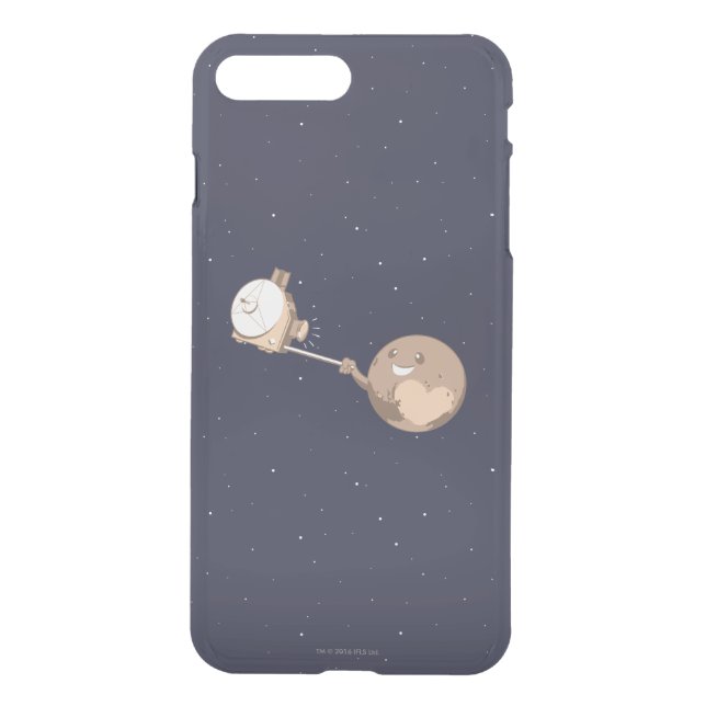 Pluto Selfie Uncommon iPhone Case (Back)