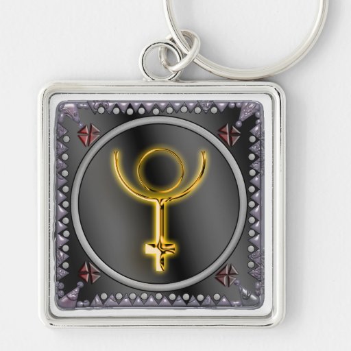 pluto sigil 1 keychain | Zazzle