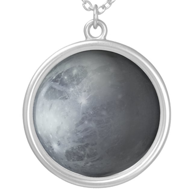 Pluto Silver Plated Necklace (Front)