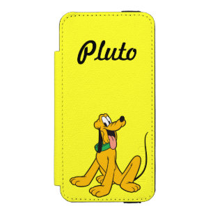 Pluto   Sitting Wallet Case For iPhone SE/5/5s