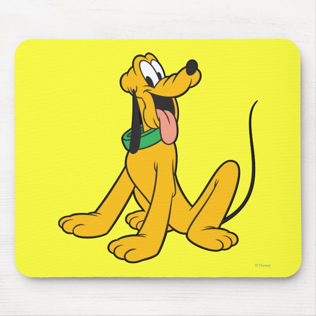 Pluto | Sitting Mouse Pad (Front)