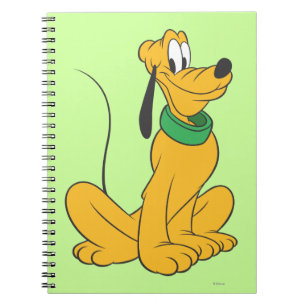 Pluto Sitting Straight Up Notebook