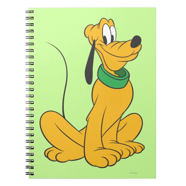 Pluto | Sitting Straight Up Notebook (Front)