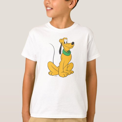 Pluto  Sitting Straight Up T_Shirt