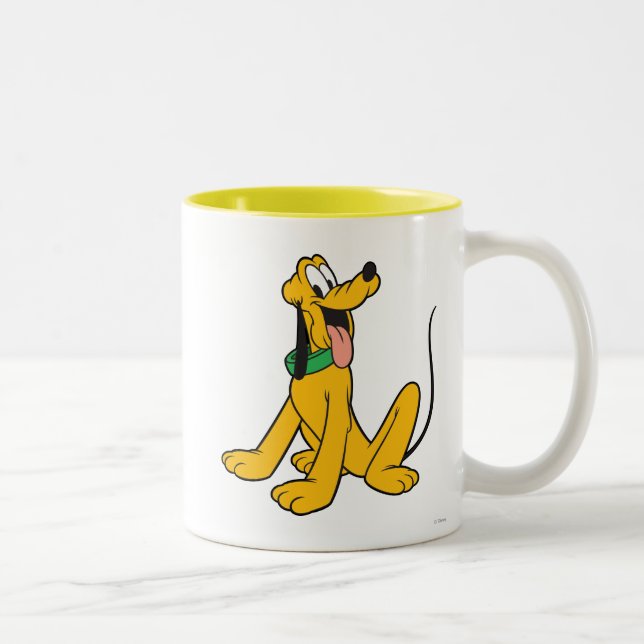 Pluto | Sitting Two-Tone Coffee Mug (Right)