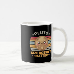 Pluto Size Doesn't Funny Pluto Shirt Sticker  Coffee Mug