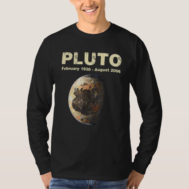 Pluto The Planet Memorial Adventure Science Graphi T-Shirt (Front)
