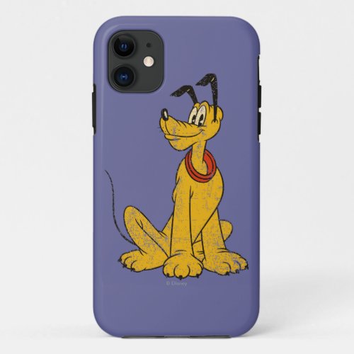 Pluto  Vintage  Distressed iPhone 11 Case