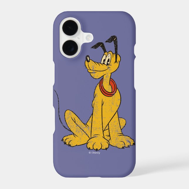 Pluto | Vintage & Distressed Iphone Case (Back)