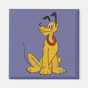 Pluto Vintage & Distressed Magnet