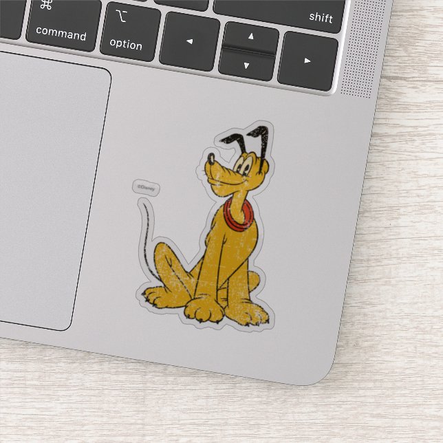 Pluto | Vintage & Distressed Sticker (Detail)