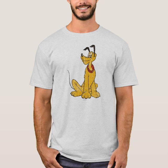 Pluto | Vintage & Distressed T-Shirt (Front)