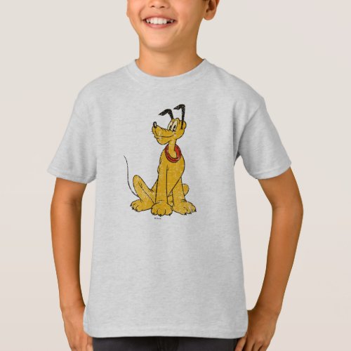 Pluto  Vintage  Distressed T_Shirt