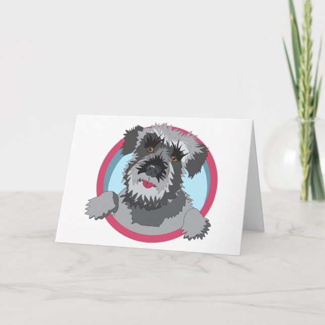Pluto Whoosh Greeting Card (Front)