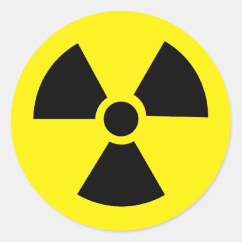 plutonium _ Transuranic radioactive element Classic Round Sticker