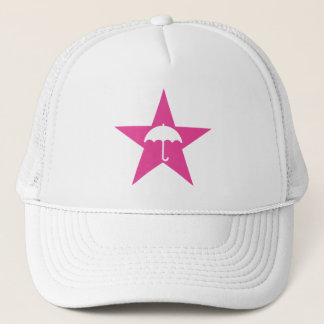 Pluviophile Star (pink) Trucker Hat