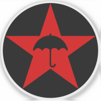 Pluviophile Star v2 (red) Sticker