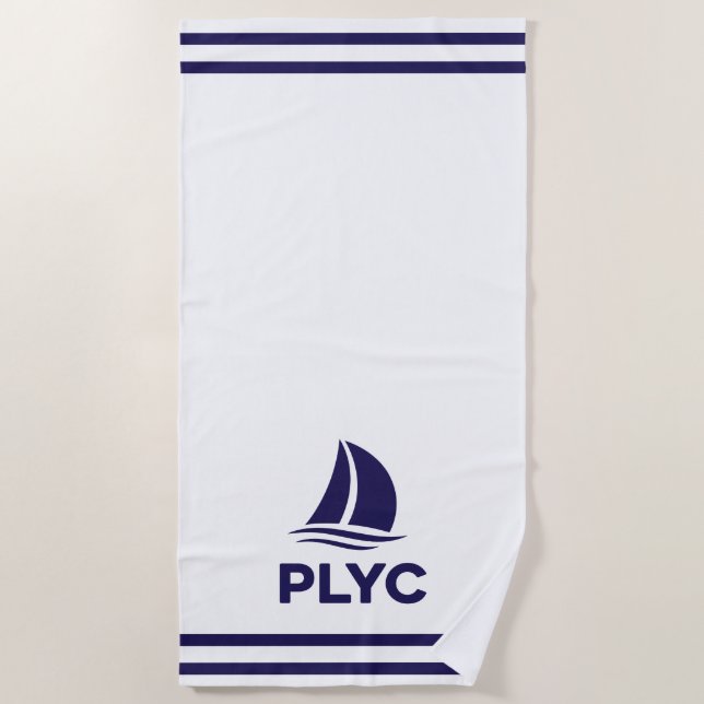 PLYC Beach Towel (Front)