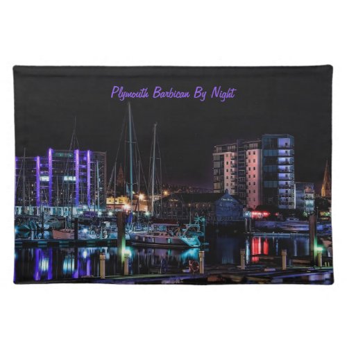 Plymouth Barbican View Cloth Placemat